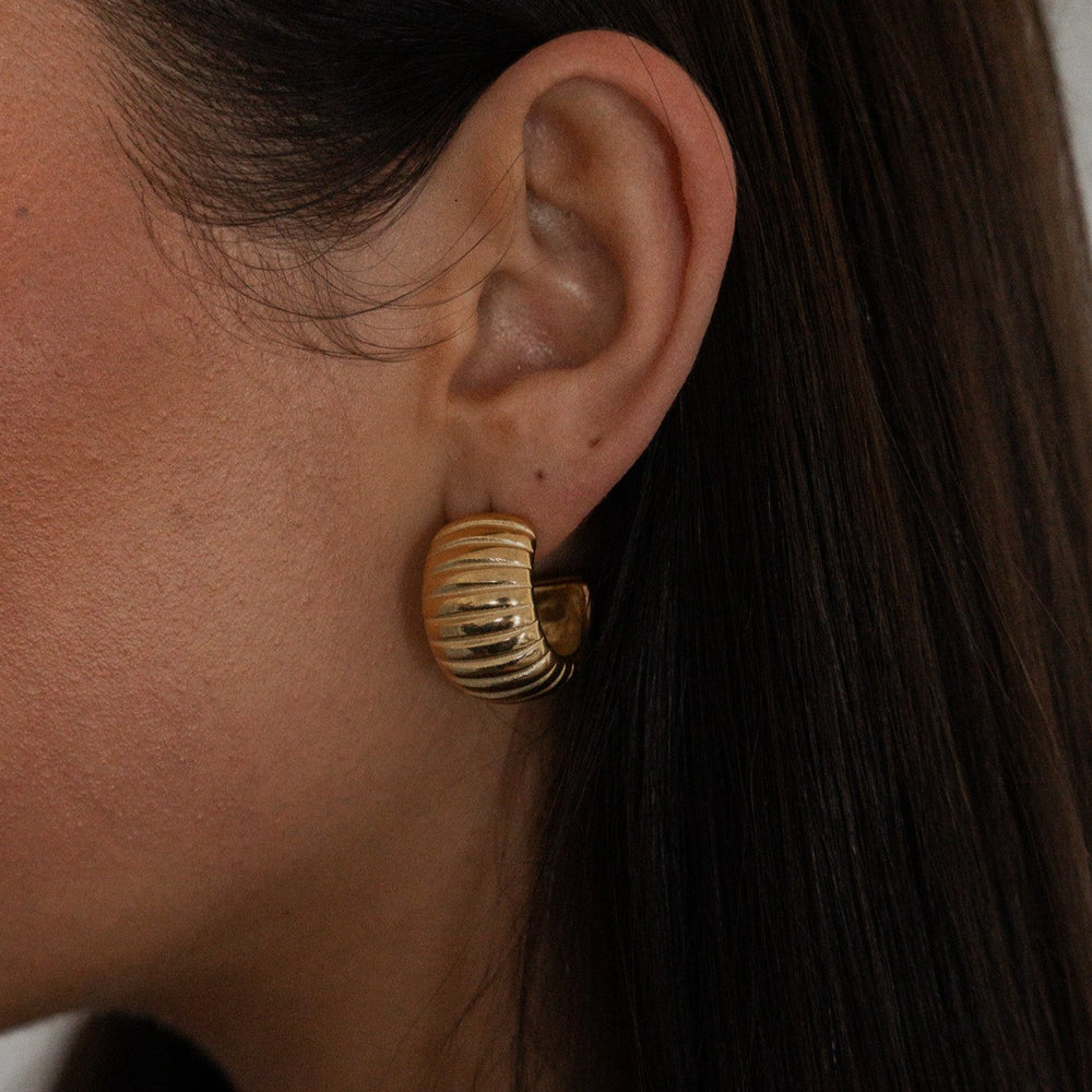 Bonnie Hoop Earrings - JT Luxe