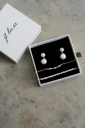 Stevie Pearl Bracelet - Silver