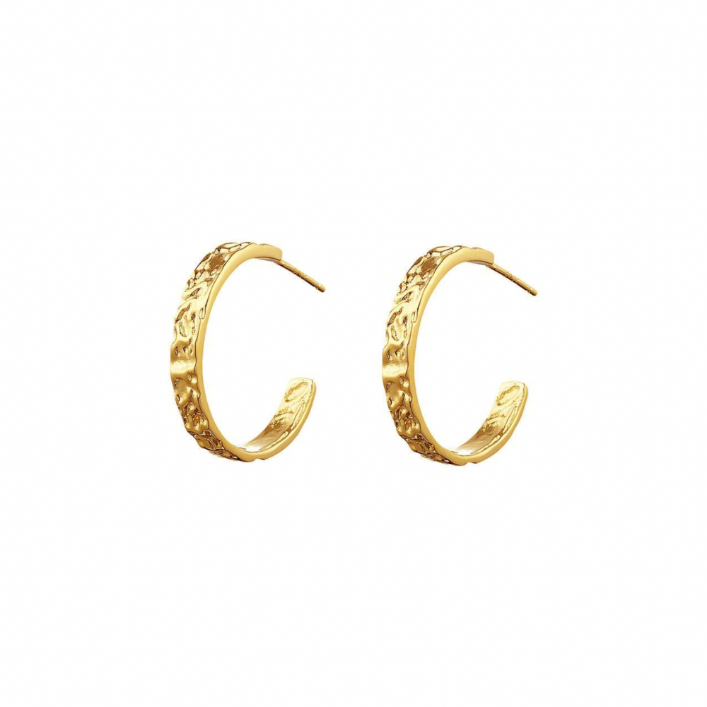 Cayman Hoop Earrings 16mm - JT Luxe