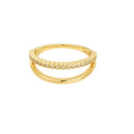 Ashton Diamond Layered Ring - JT Luxe