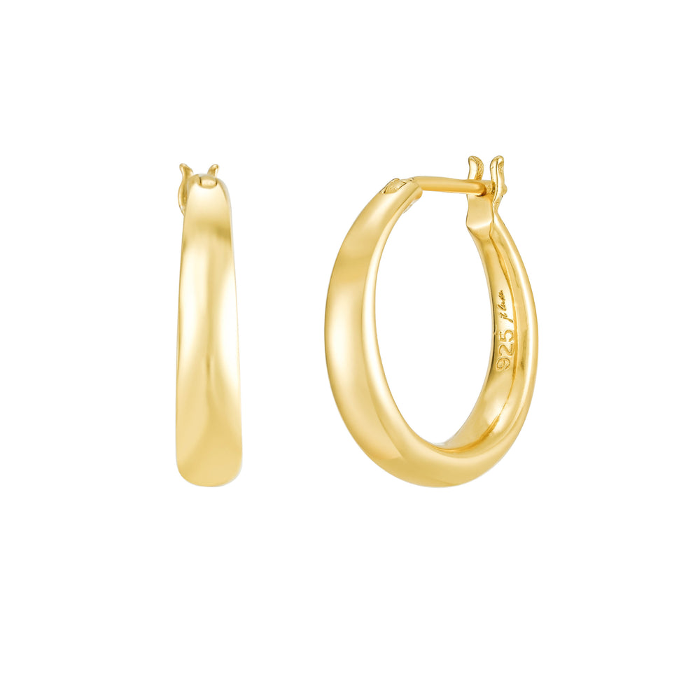 
            
                Load image into Gallery viewer, Classic Hoop Earrings - JT Luxe
            
        