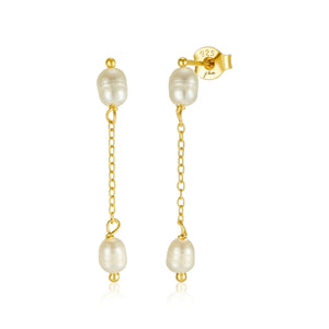 Paloma Pearl Drop Earrings - JT Luxe